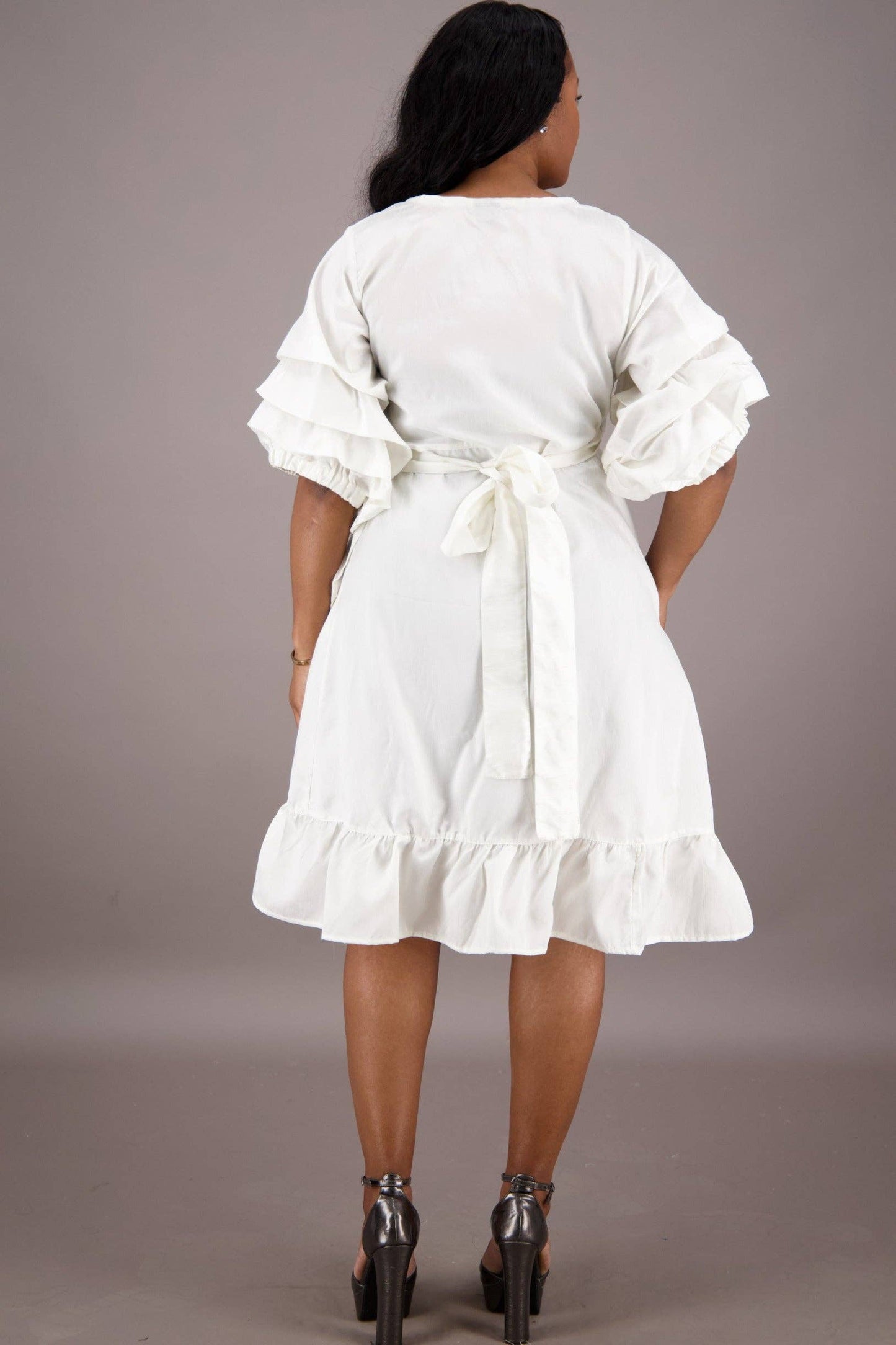 Empress Ruffle Wrap Dress AD-25079