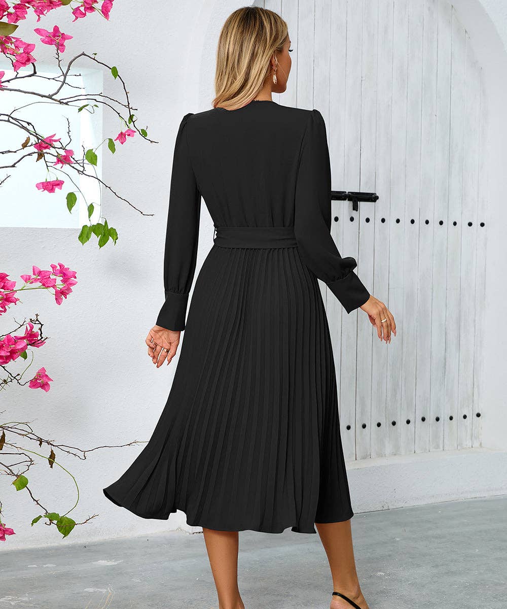 V-Neck Long Sleeve Dress for Every Occasion