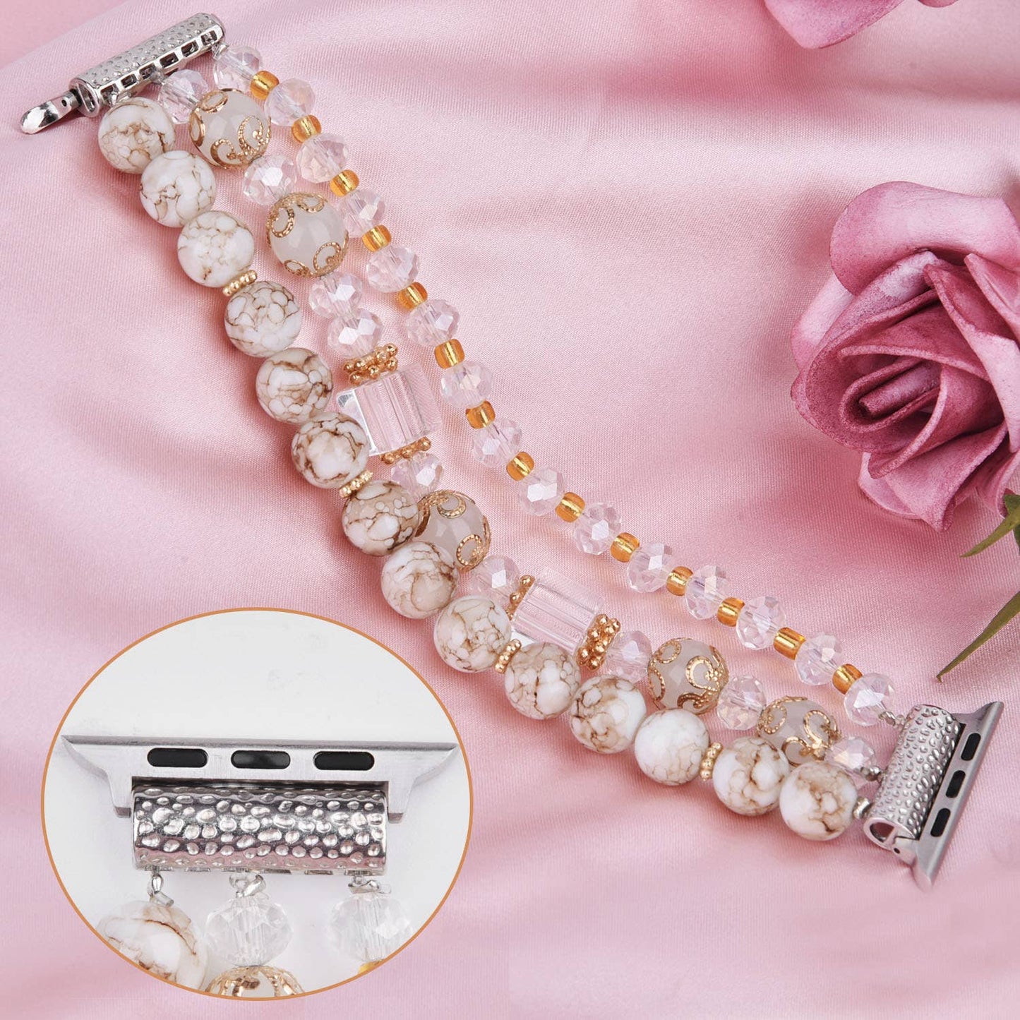 Beaded Apple Watch Bracelet