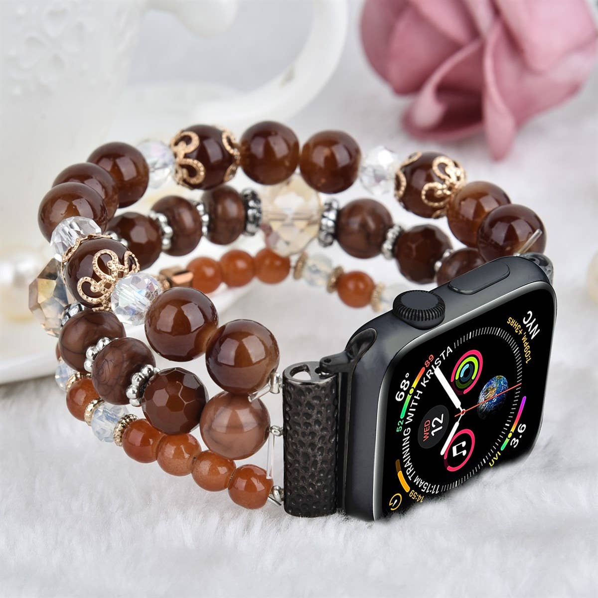 Beaded Apple Watch Bracelet
