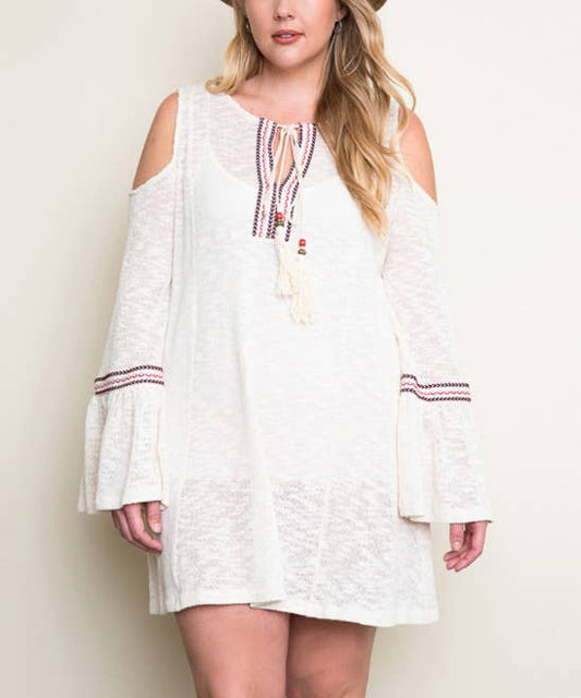 ..SI-1303 PLUS SIZE Bohemian dress