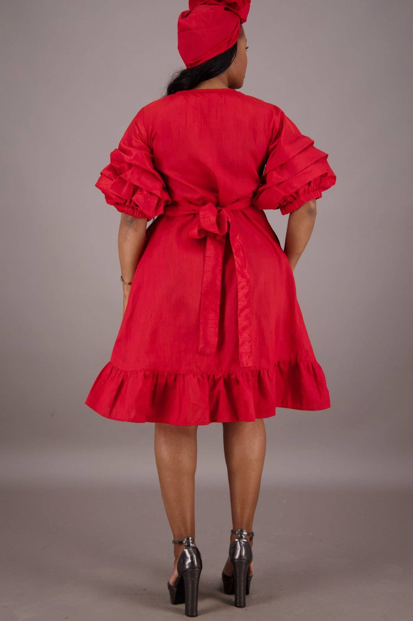 Empress Ruffle Wrap Dress AD-25079