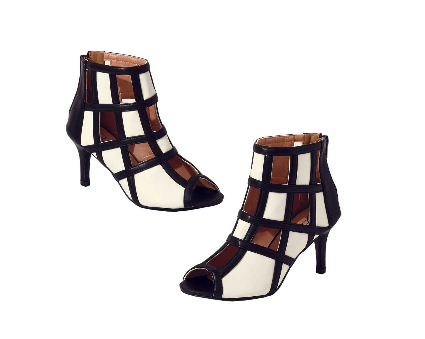 Graphic Grid Bootie by EY Boutique
