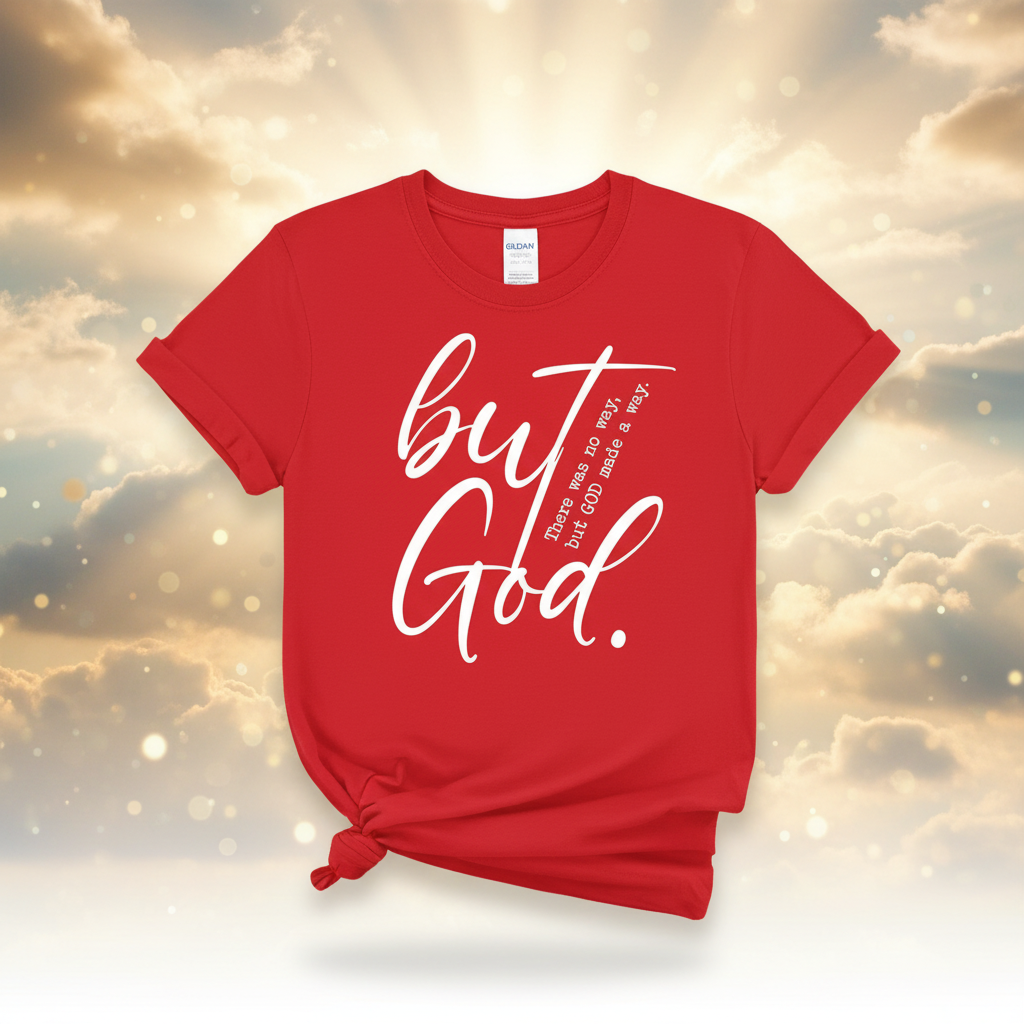 But God Inspirational T-Shirt Hero Banner