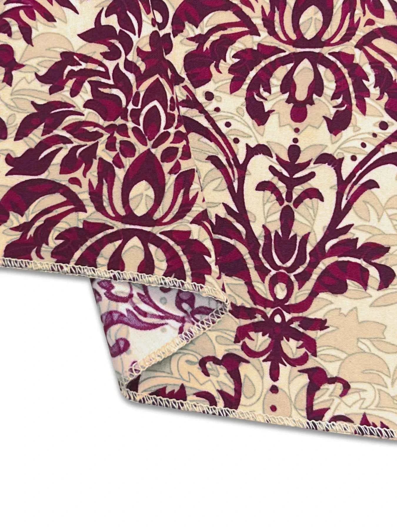 Printed V-Neck Cap Sleeve Maxi Dress