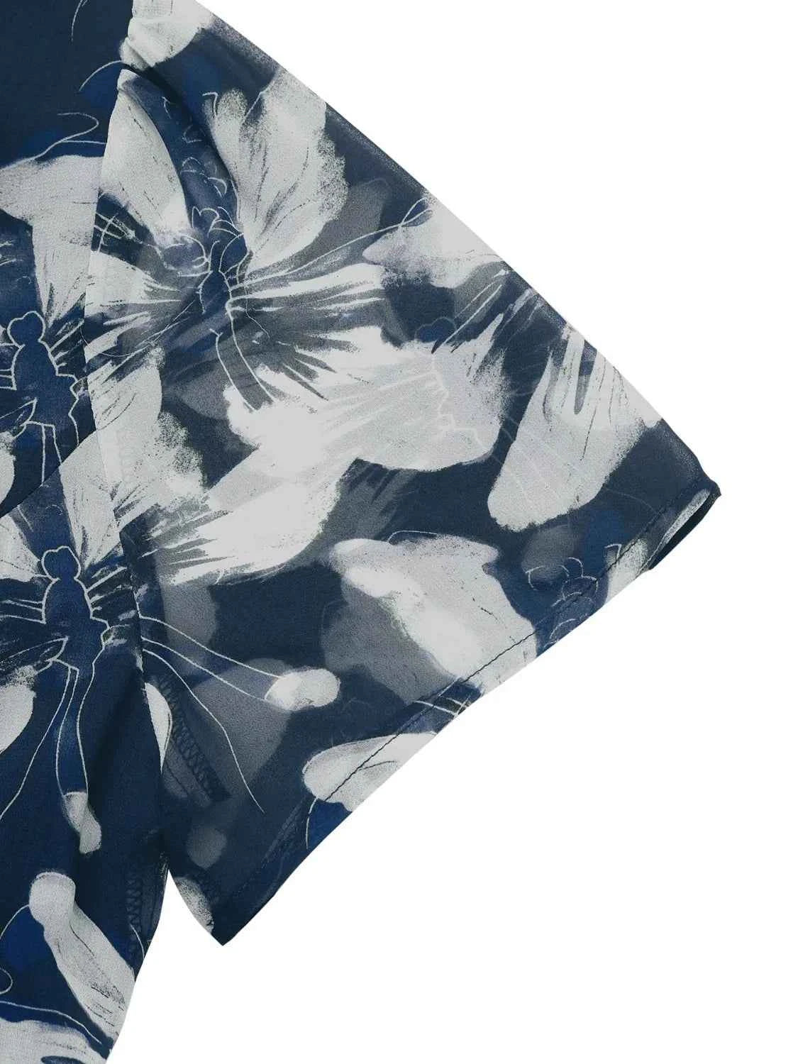 Printed Square Neck Midi Dress