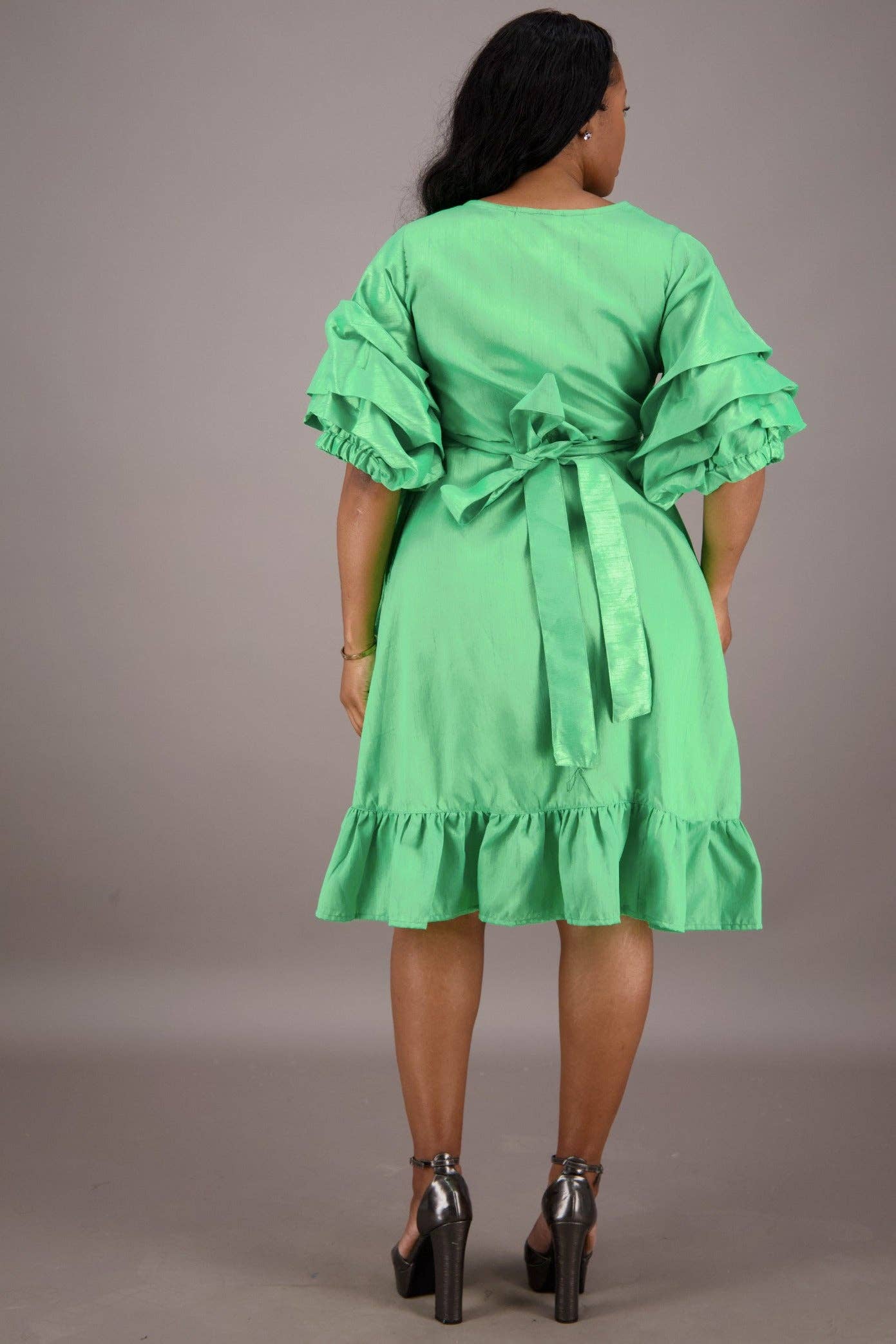 Empress Ruffle Wrap Dress AD-25079