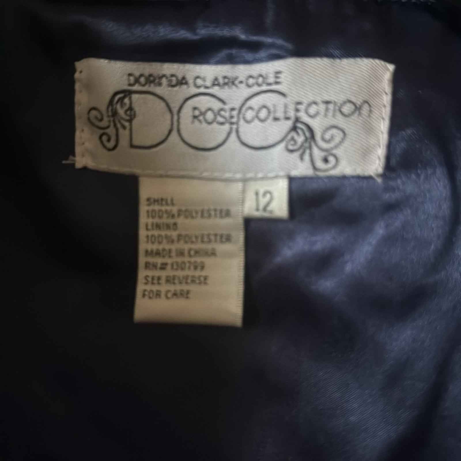 Dorinda Clark Cole Blue A-Line Long Sleeve Dress for Wedding Guest