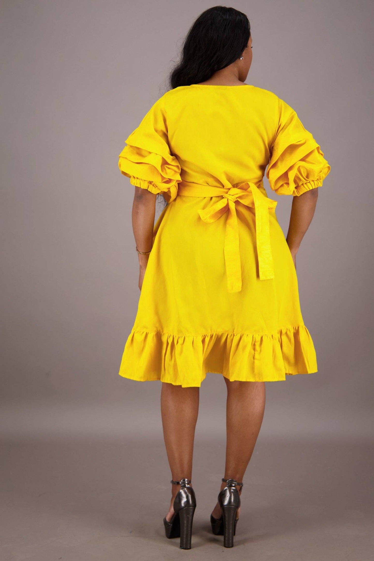 Empress Ruffle Wrap Dress AD-25079
