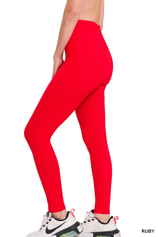 Premium Microfiber Full Length Leggings