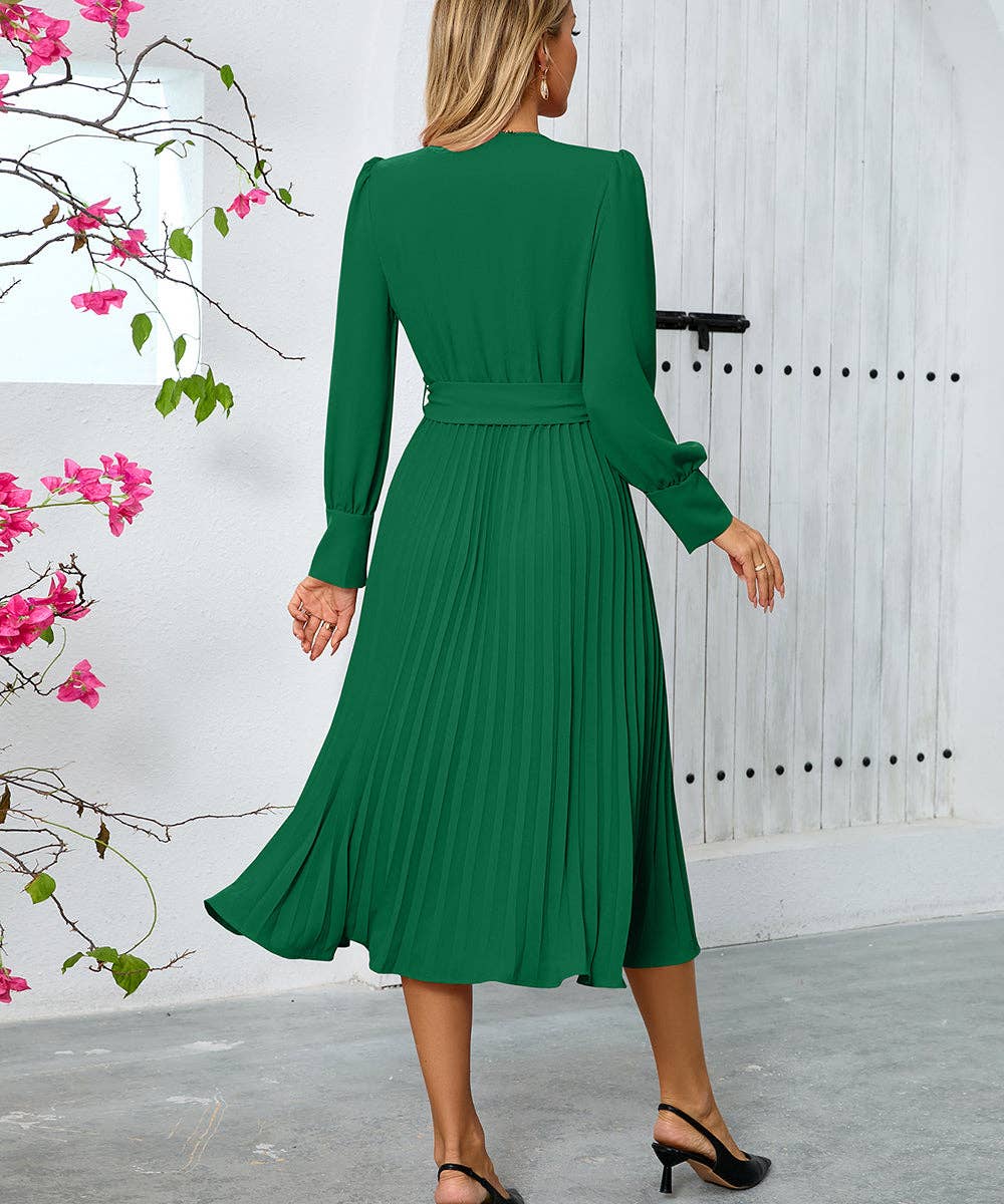 V-Neck Long Sleeve Dress for Every Occasion