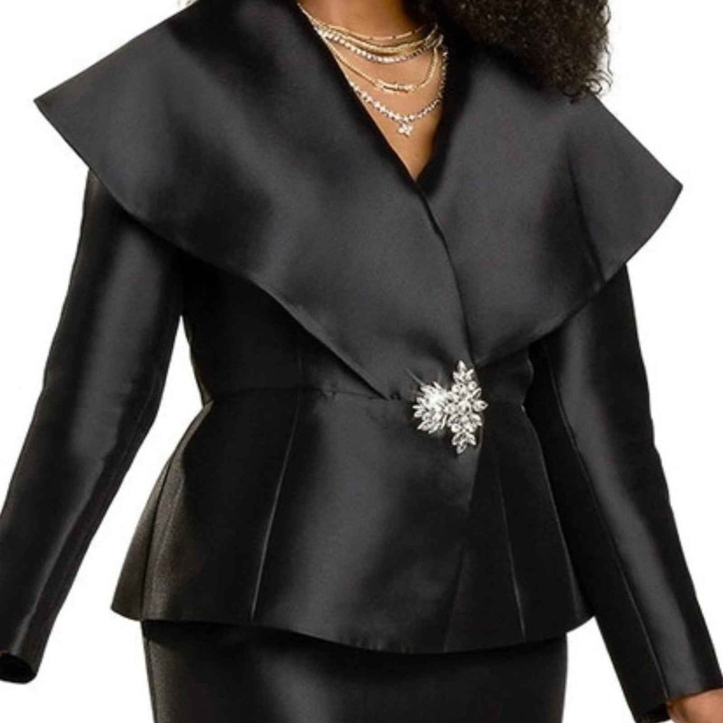 Donna Vinci Black 3pc Suit – Jacket, Skirt & Pants – NWT – Sz 14
