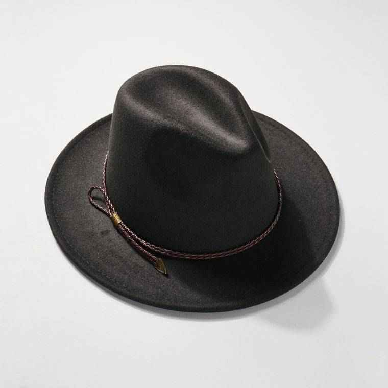 Faux Wool Fedora Adjustable Hat