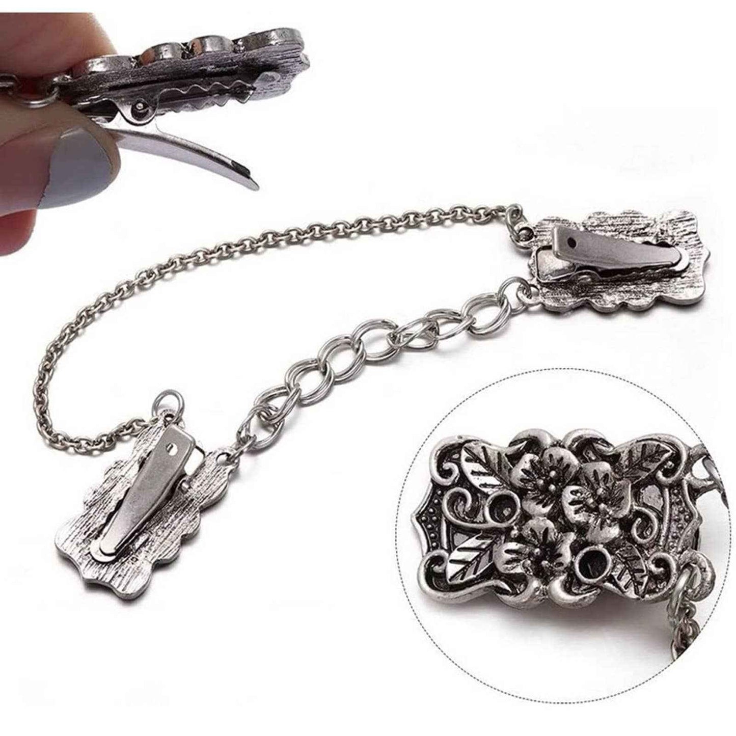 Collar Chain Clips Brooch Pins