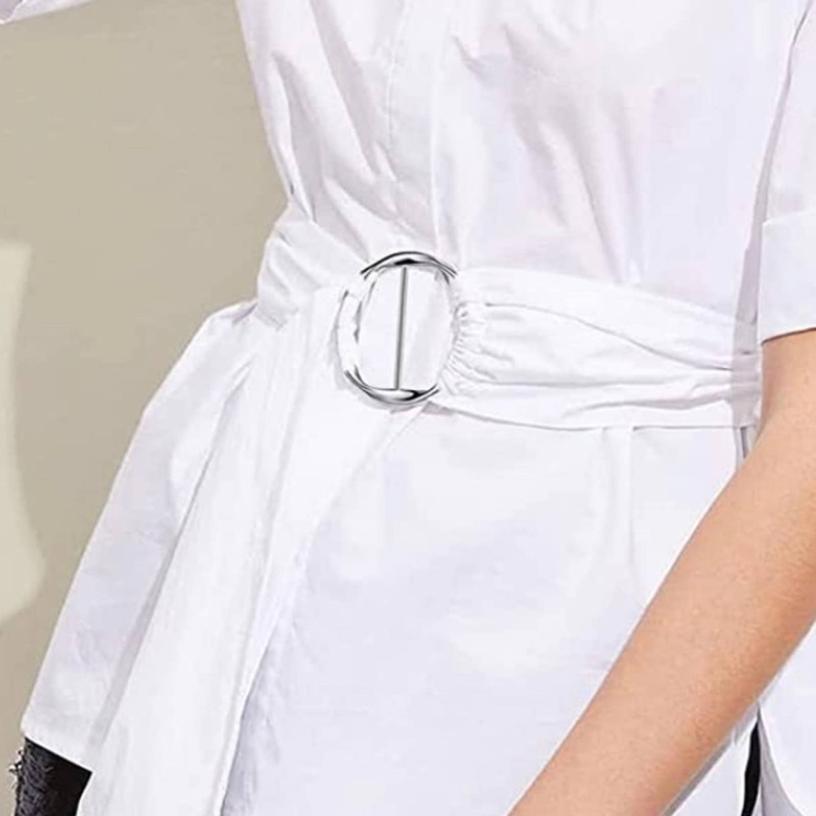 2 Pc Silk Scarf Ring Clip T-shirt Tie Clips - Passion of Essence Boutique