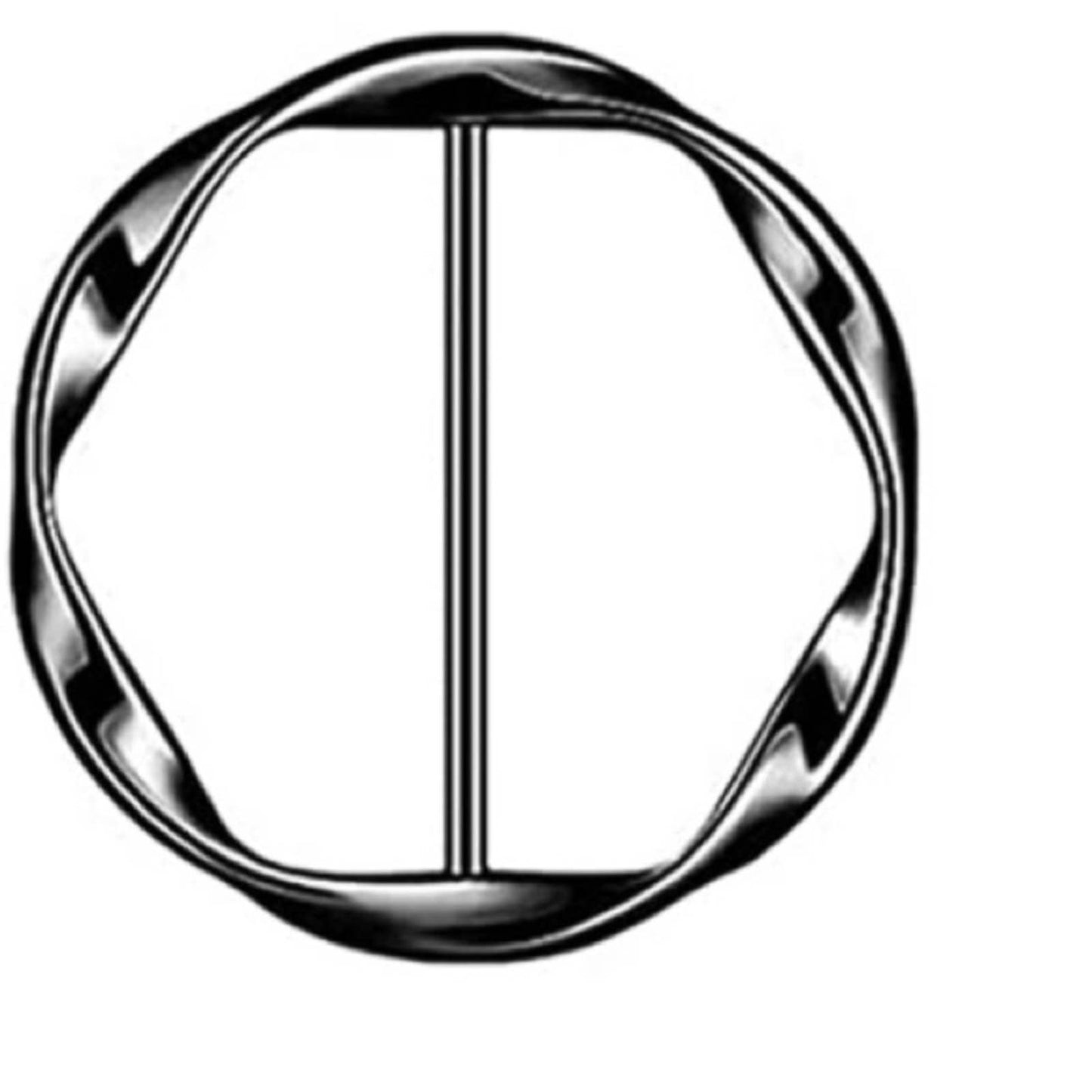 2 Pc Silk Scarf Ring Clip T-shirt Tie Clips - Passion of Essence Boutique