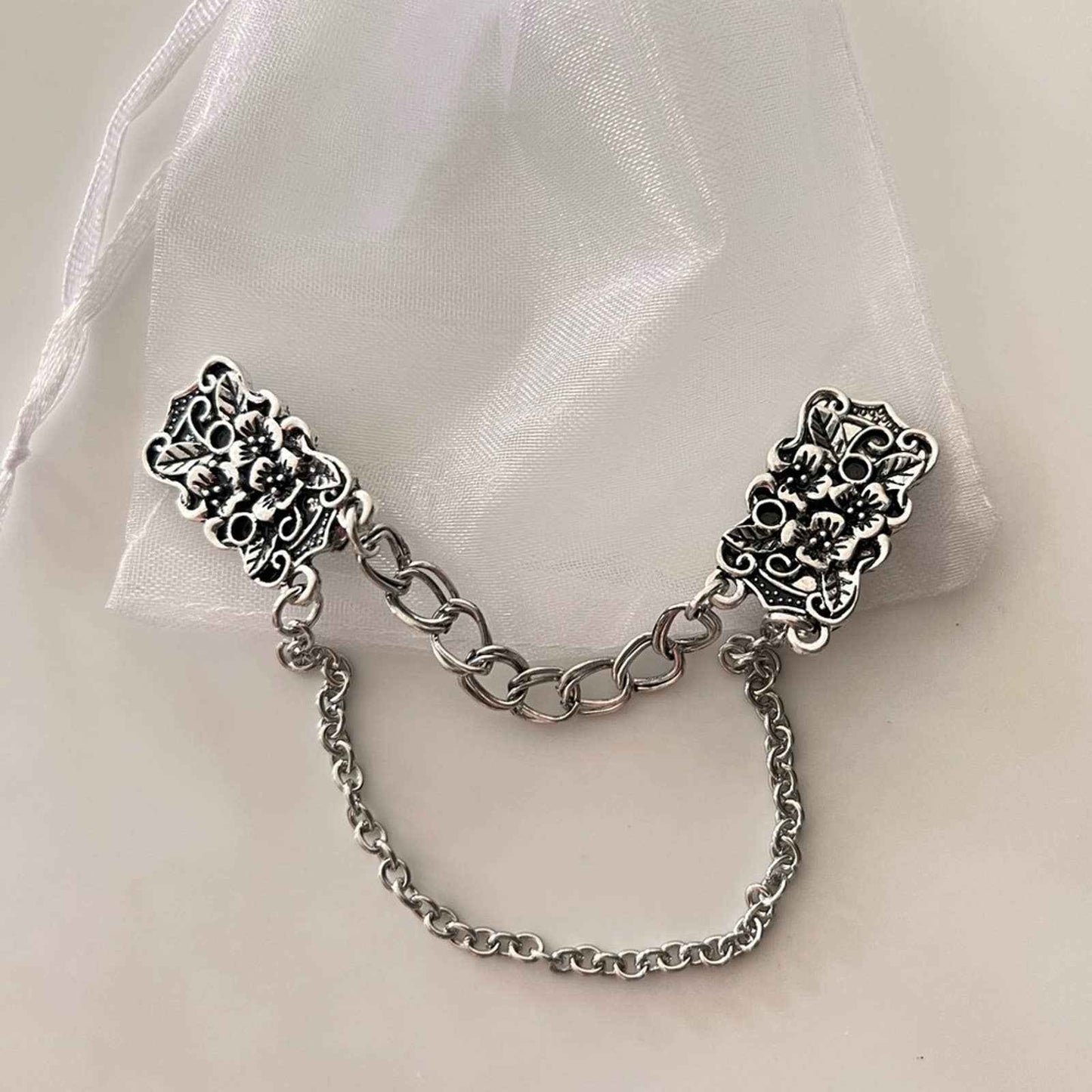 Collar Chain Clips Brooch Pins
