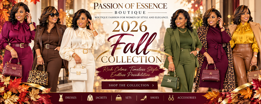Passion of Essence Boutique 2026 Fall Collection color styling guide