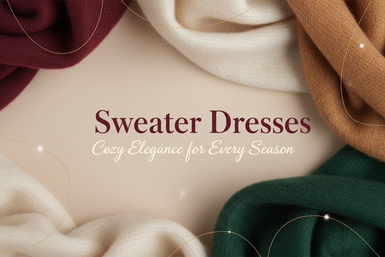 Sweater Dresses Collection Banner