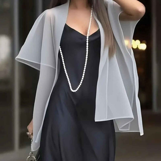 Gray Asymmetrical Tie Front Peplum Tunic