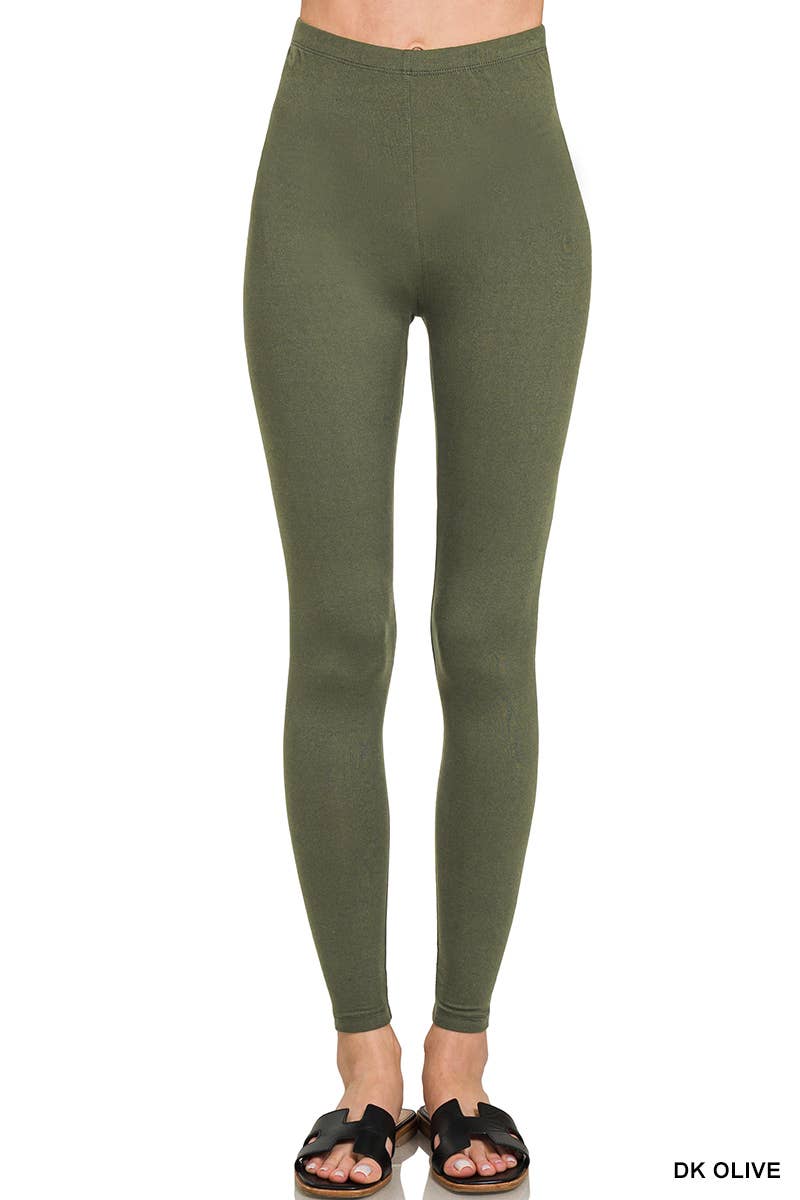 ,.SI-24891 Premium Microfiber Full Length Leggings