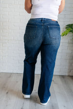 Load image into Gallery viewer, Muriel Mid Rise Control Top Classic Straight Jeans
