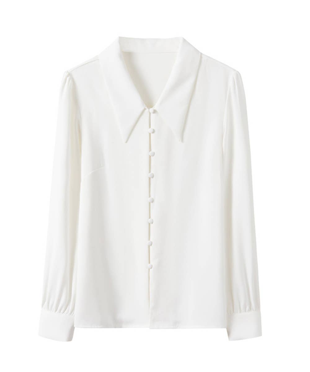 Pure Color Long Sleeve Shirt for Stylish Comfort