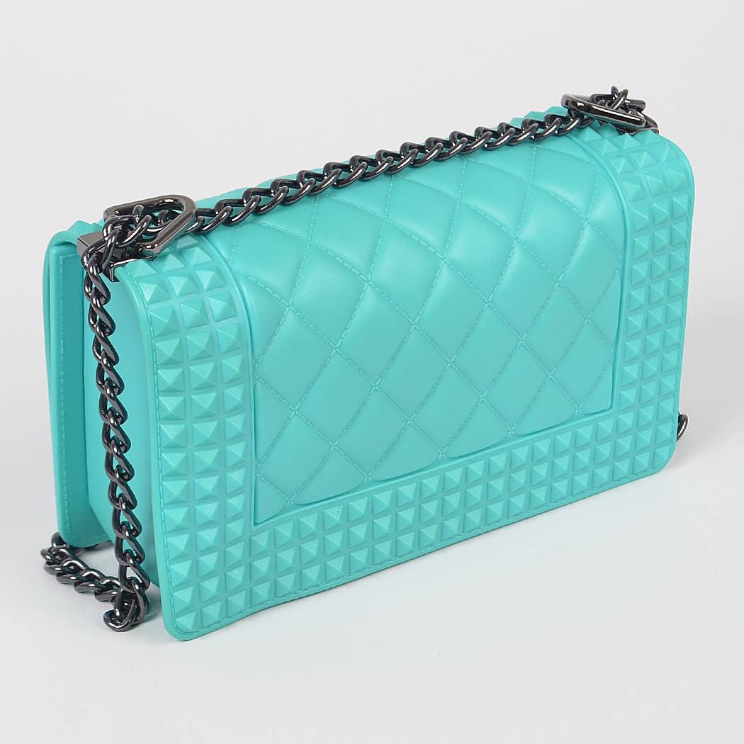 Studded Monotone Clutch