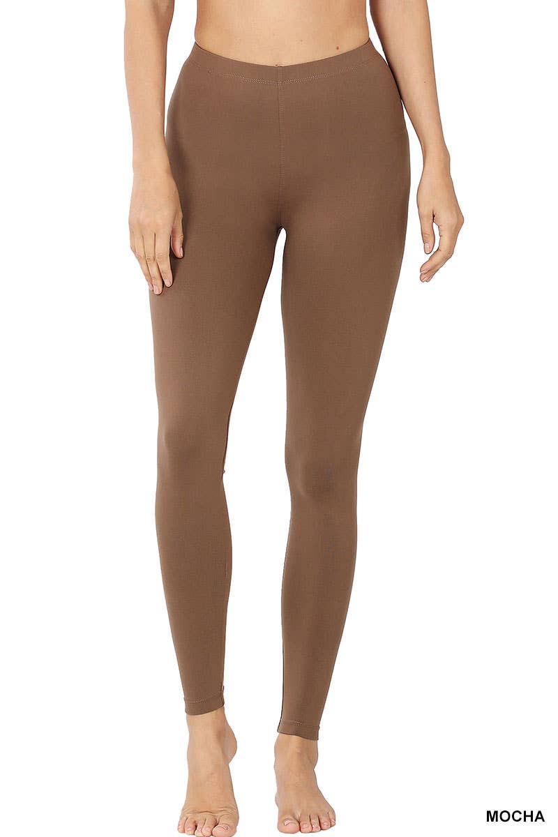 ,.SI-24891 Premium Microfiber Full Length Leggings