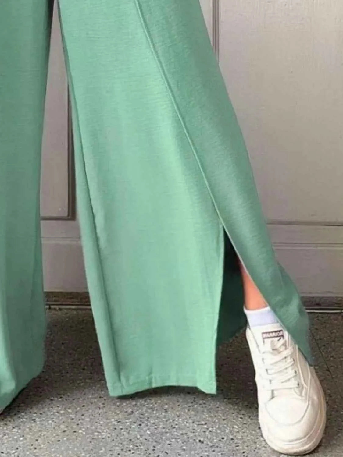Slit Wide Leg Pants