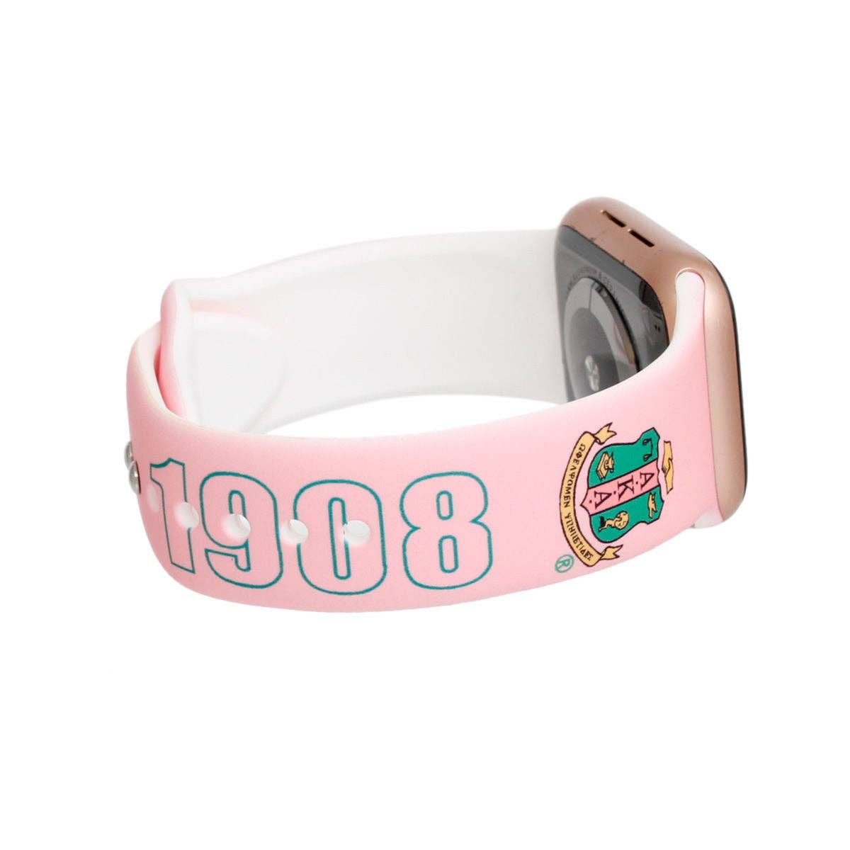 AKA Sorority Pink 1908 Watch Band Strap Women