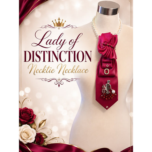 Lady of Distinction Necktie Necklace | Boutique Sisterhood Fashion