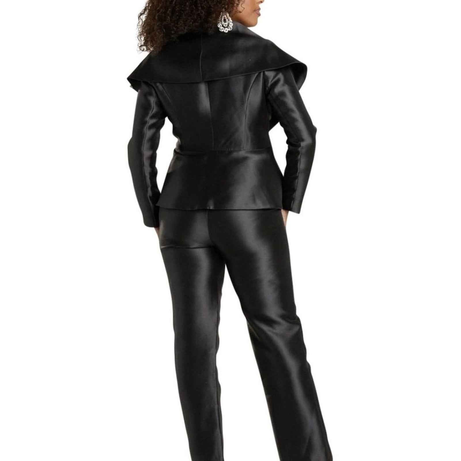 Donna Vinci Black 3pc Suit – Jacket, Skirt & Pants – NWT – Sz 14