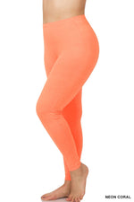 Load image into Gallery viewer, PLUS SIZE BETTER COTTON FULL LENGTH LEGGINGS
