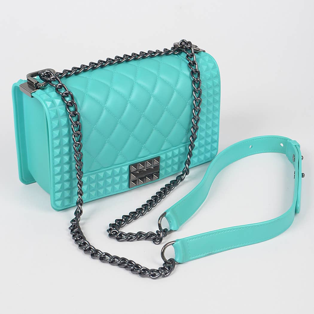Studded Monotone Clutch