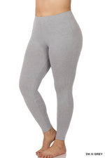 Load image into Gallery viewer, PLUS SIZE BETTER COTTON FULL LENGTH LEGGINGS
