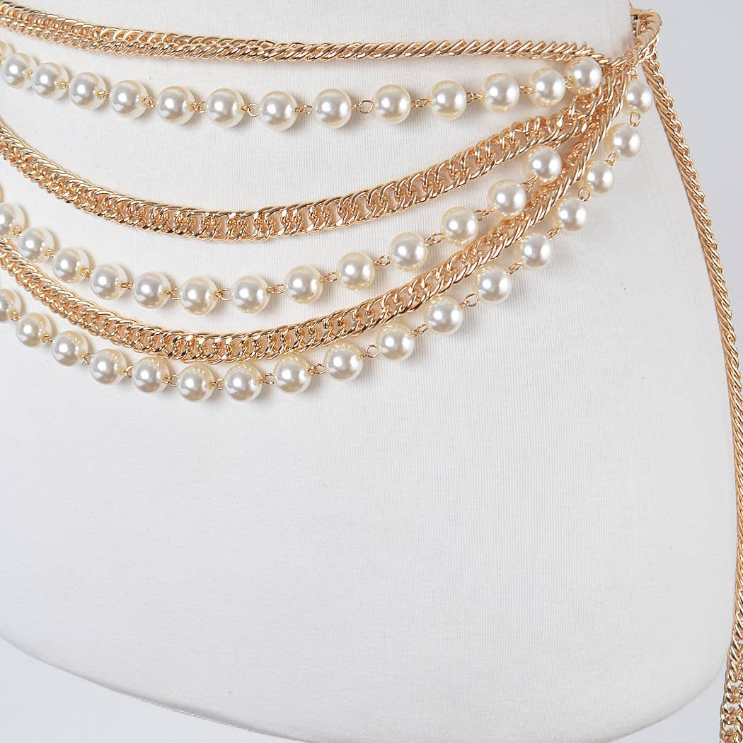 Oversize Layered Chain Belt