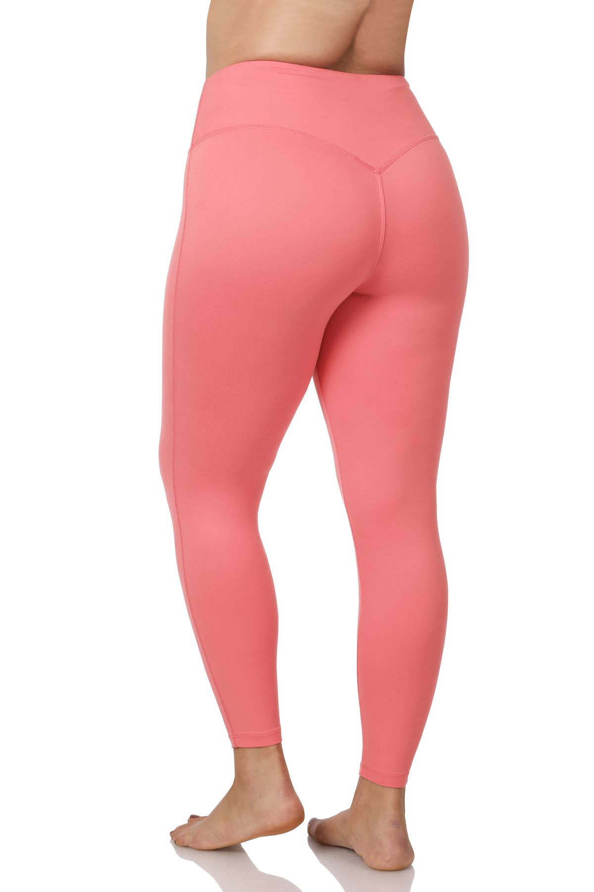 Plus Size Brushed Microfiber Full Length Leggings