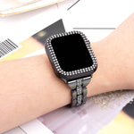 Load image into Gallery viewer, Rhinestone Crystal Bling Apple Watch Case Frame
