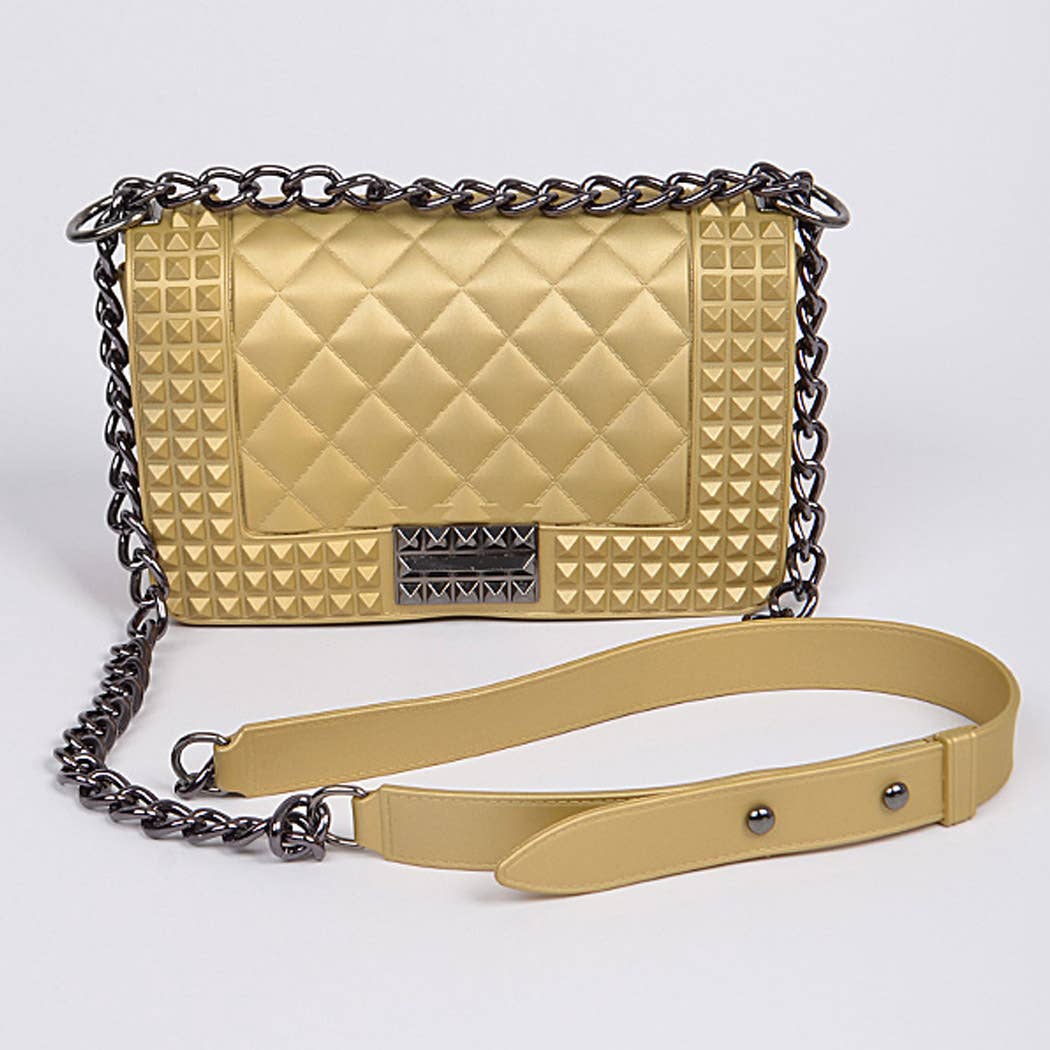 Studded Monotone Clutch