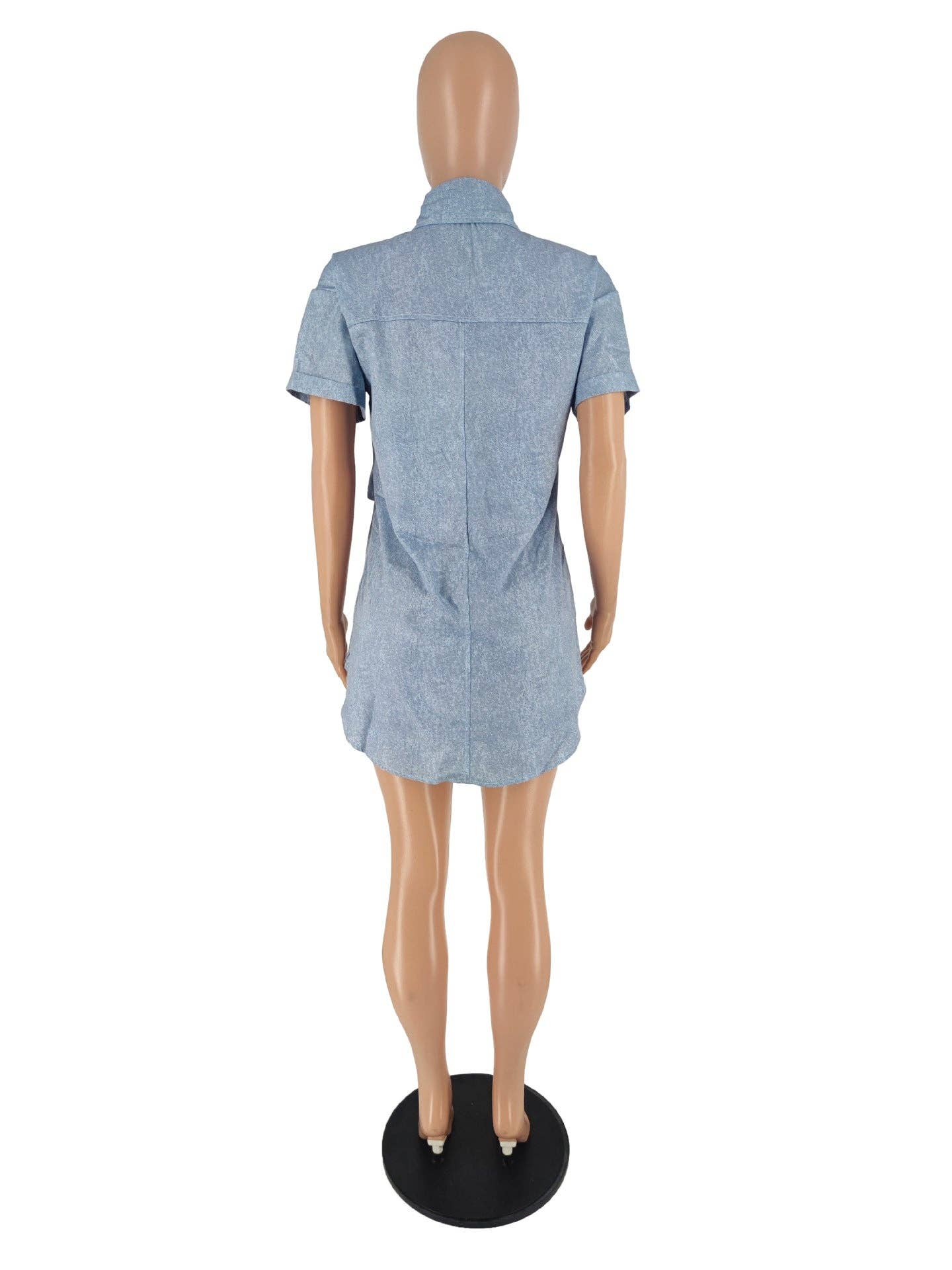 MB FASHION Sublimation Print Button-Up Short-Sleeve 8386LY