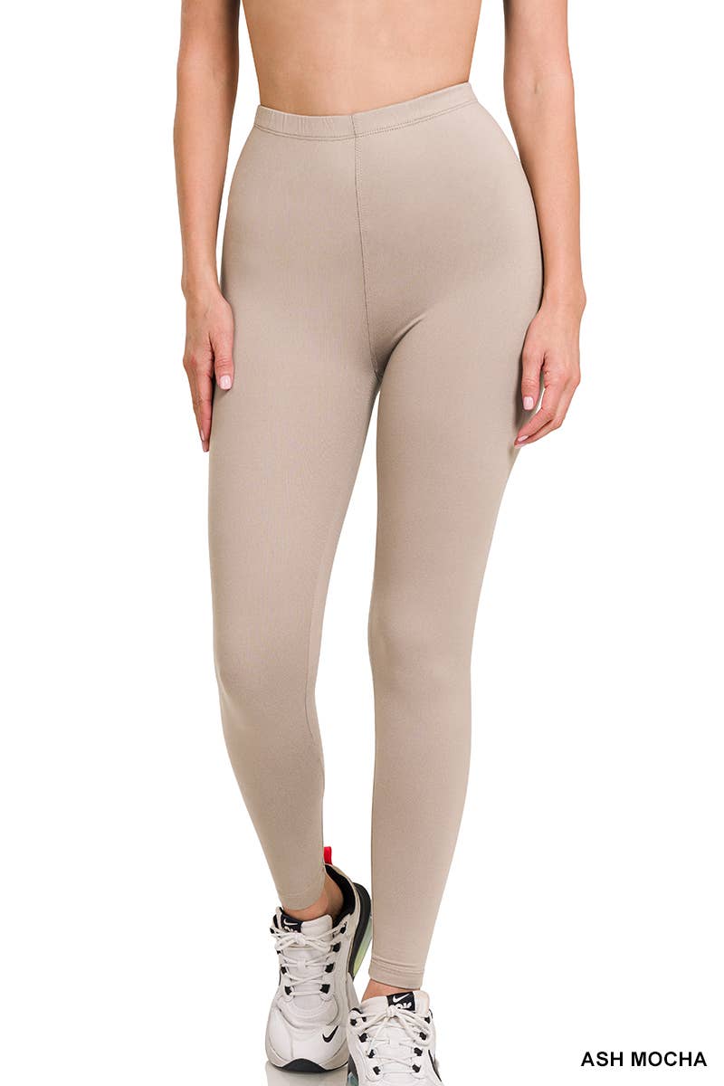 ,.SI-16126 Premium Microfiber Full Length Leggings