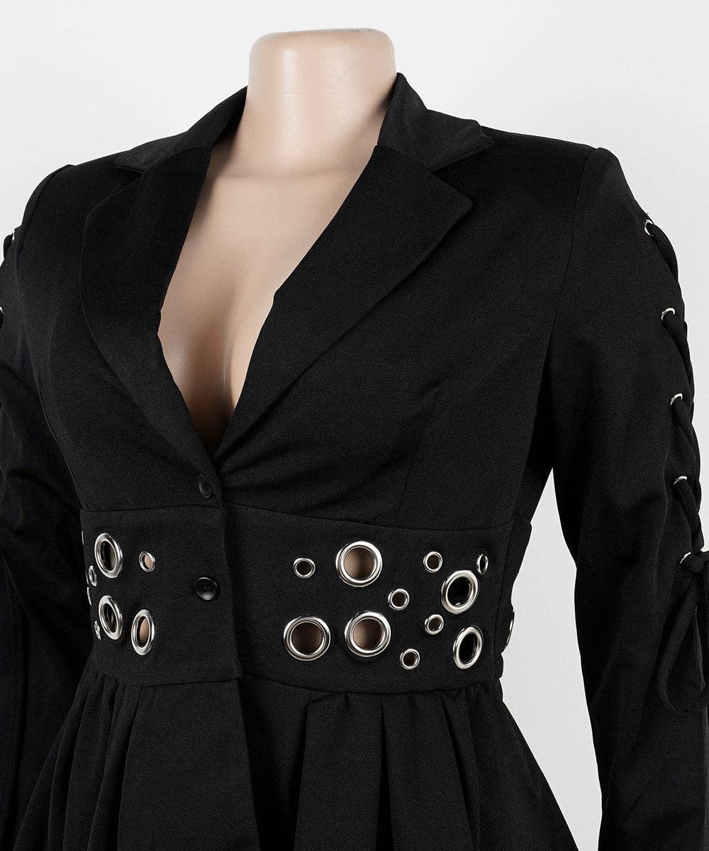 Embroidered Tie Slim Fit Suit