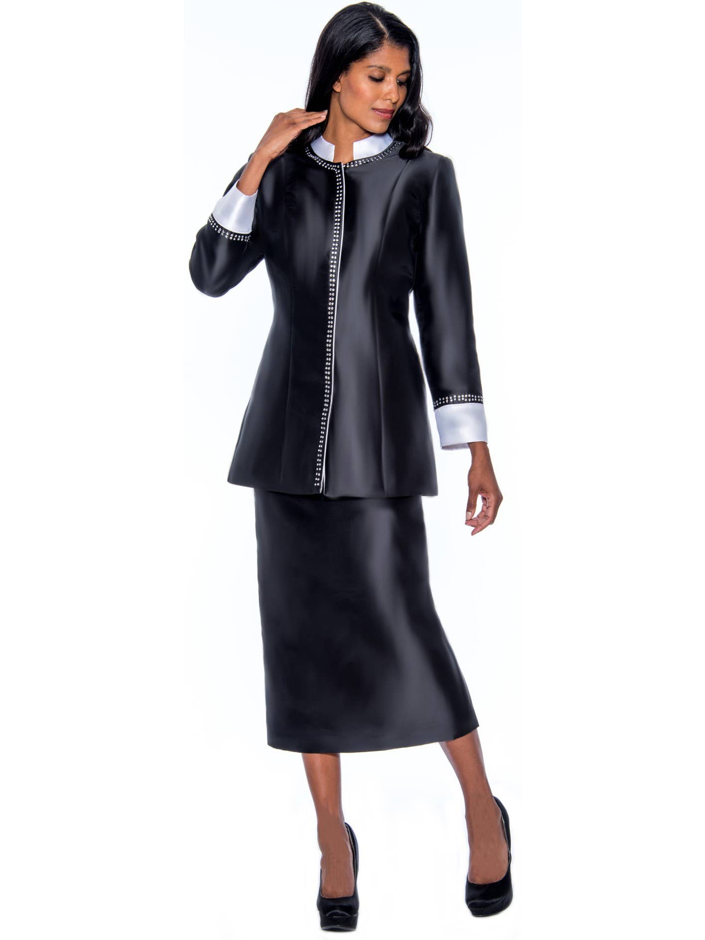 Regal Robes Two-Piece Jacket & Skirt Set