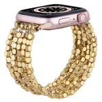 Load image into Gallery viewer, Polished Beaded Stretch Elastic Apple Watch Band
