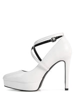 Load image into Gallery viewer, PIXIE DUST CROSS STRAPPED STILETTO SANDAL
