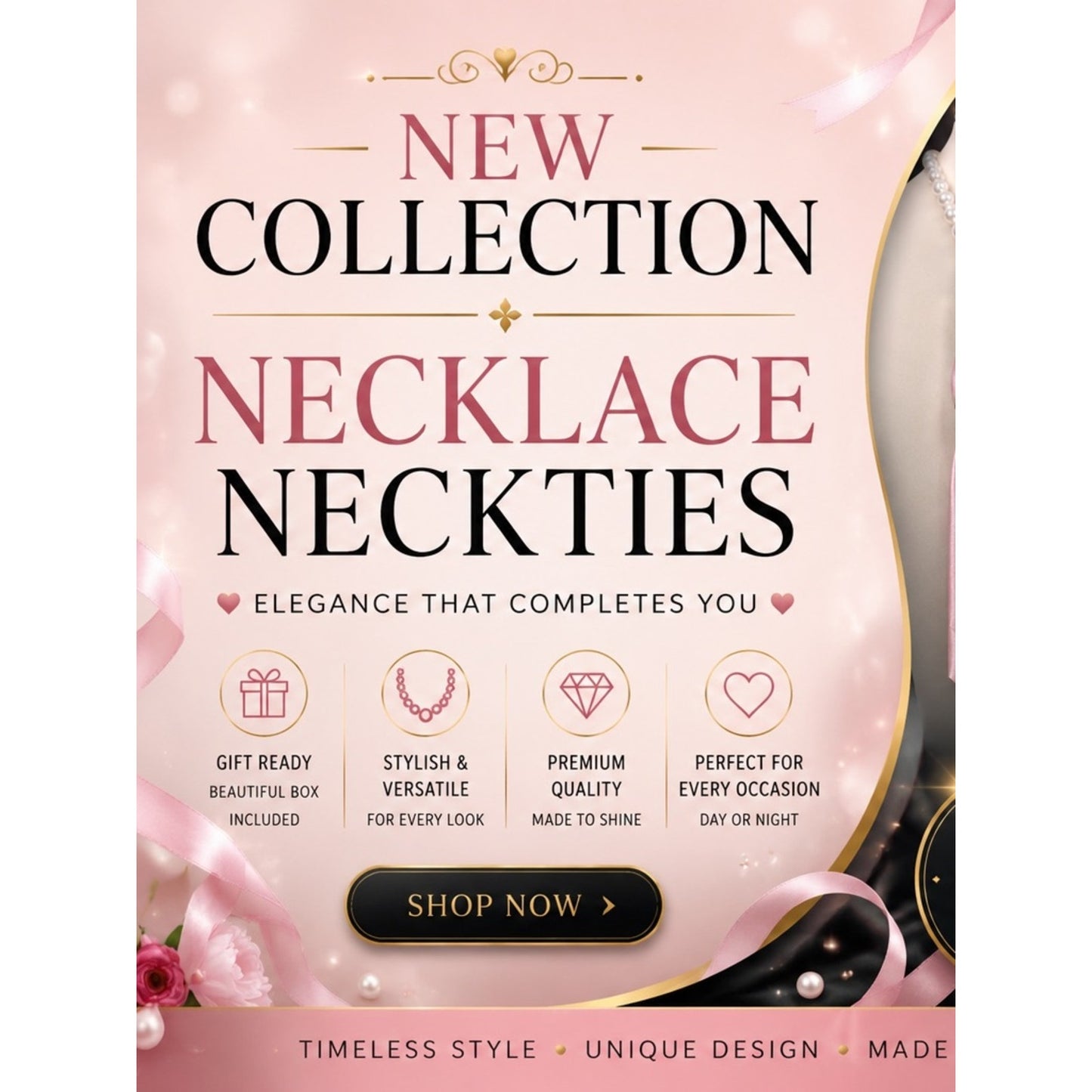 New Collection Necklace Neckties