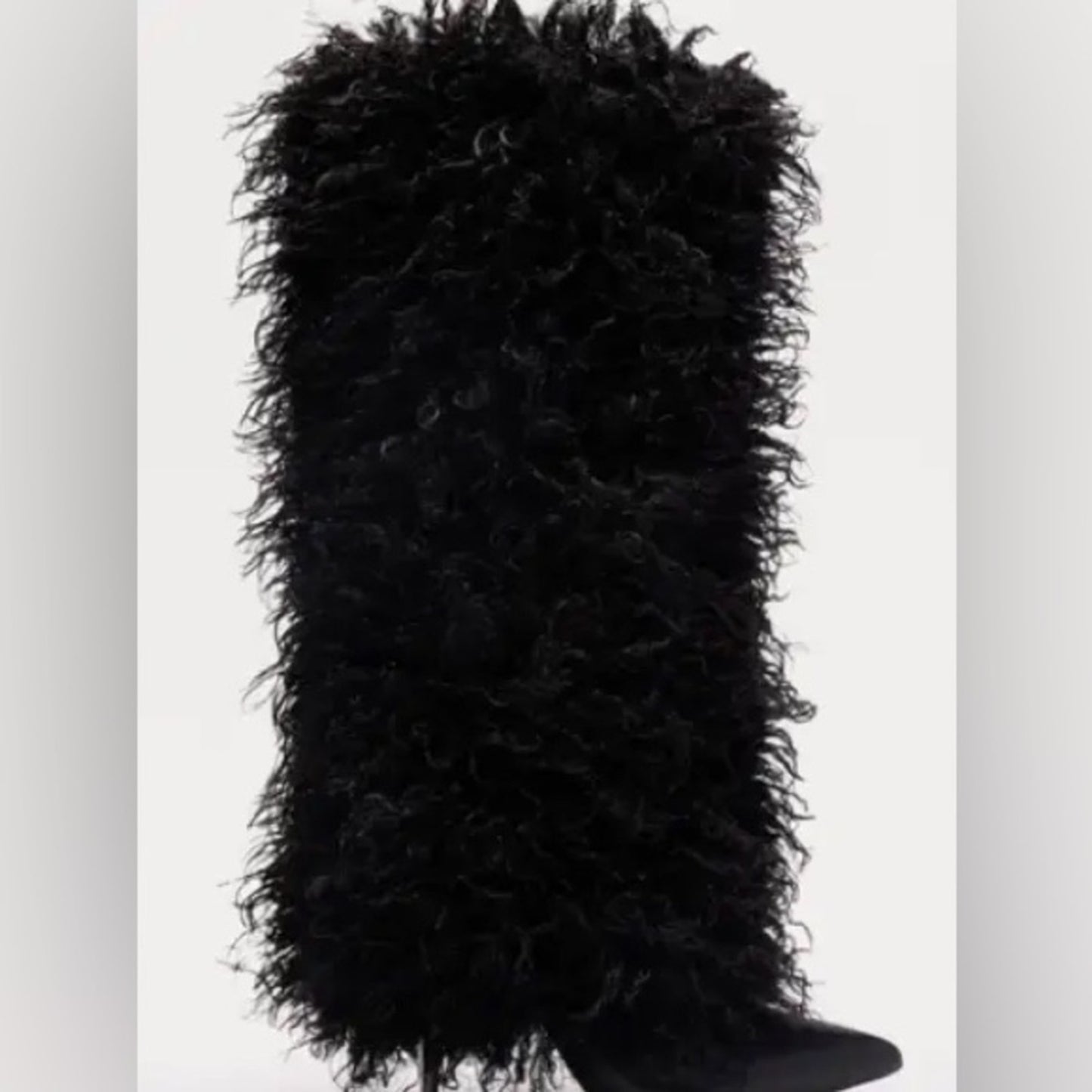 Faux Fur Knee-High Boots