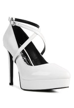 Load image into Gallery viewer, PIXIE DUST CROSS STRAPPED STILETTO SANDAL
