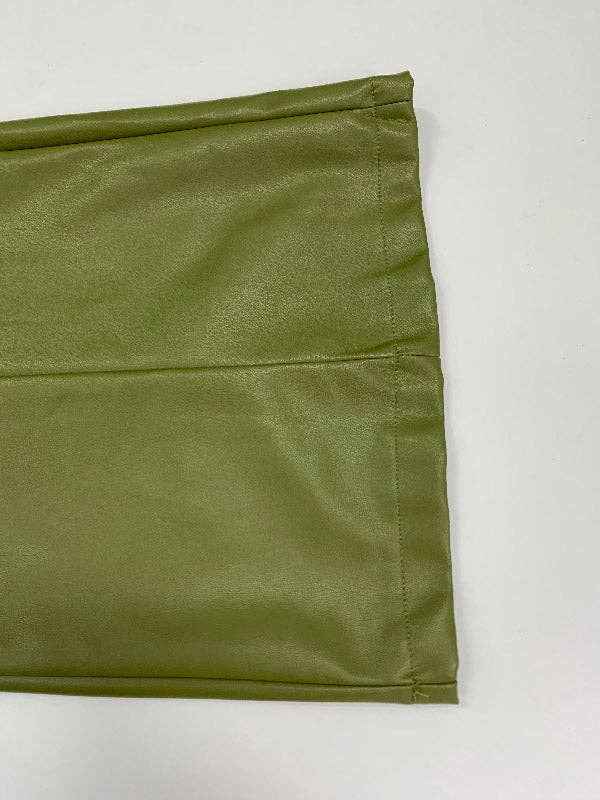 High Waisted Loose Pleated Pockets Split-Joint Pants Trousers